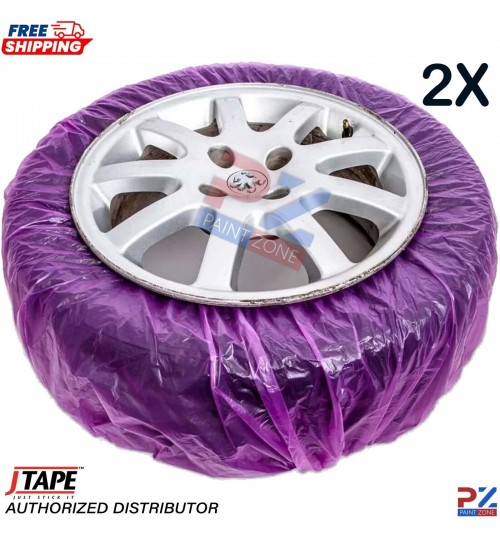 J Tape Masking System 2x Wheel Film Covers - Premium Alloy Paint Protection
